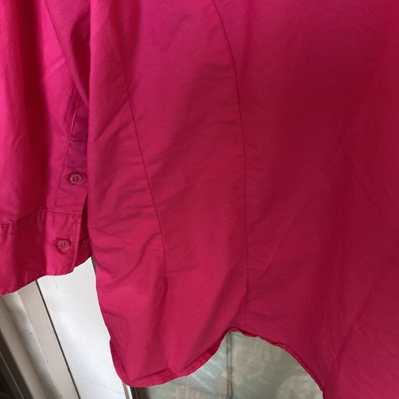 Basics Edition Woman Size 3X Pink Blouse - Picture 16 of 17